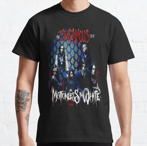 inFamous Tour ..Motionless White ===Trending 1 Motionless in white Classic T-Shirt RB2405 product Offical Motionless in white Merch