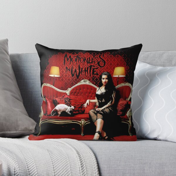 Reincarnate Motionless Throw Pillow RB2405 product Offical Motionless in white Merch