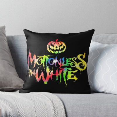 Full color motionless Throw Pillow RB2405 product Offical Motionless in white Merch